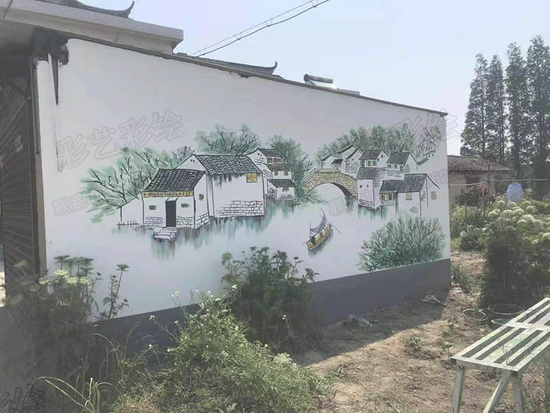 蘇州彩繪,蘇州文化墻,蘇州藝術(shù)畫