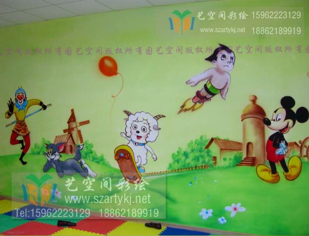 蘇州噴圖,蘇州墻體彩繪,蘇州墻繪